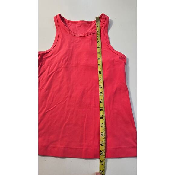Lululemon Size 4 / 6 (?) Pink basic seamless tank top EUC casual active stretch - Picture 3 of 5